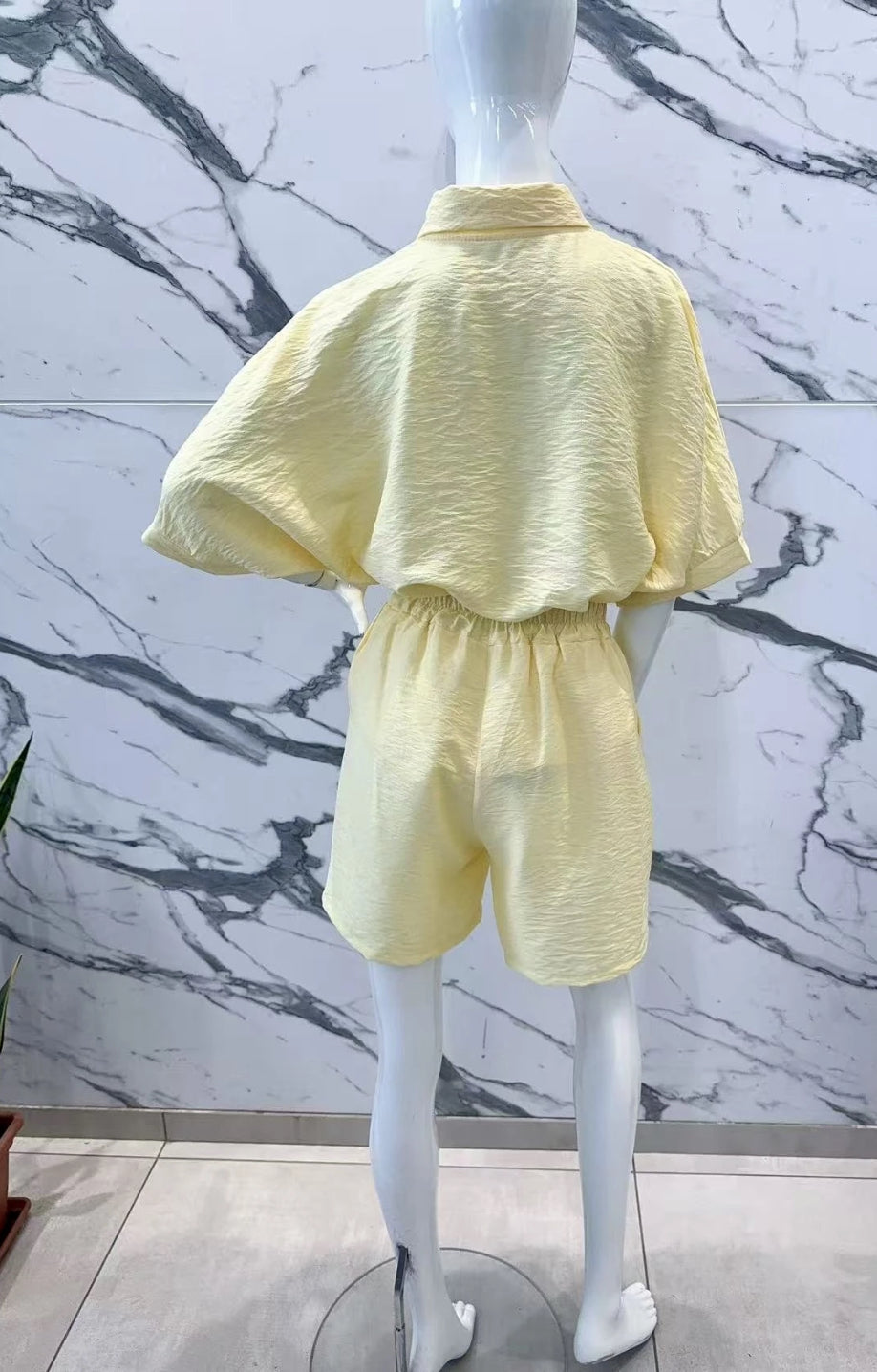 Ensemble short en viscose souple