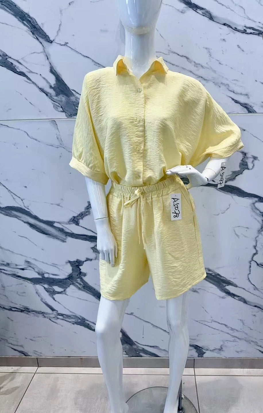 Ensemble short en viscose souple