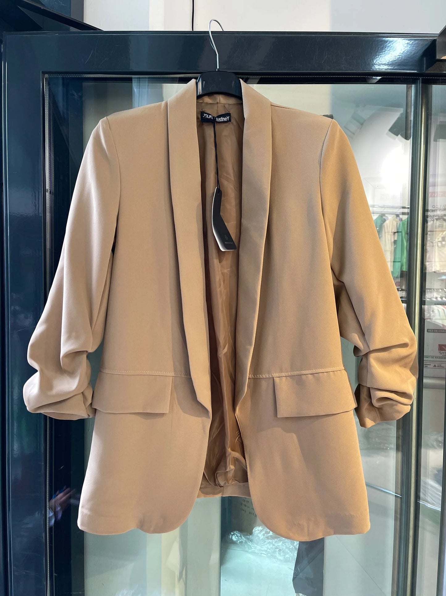 Blazer a mache retrousser Coupe Elegante & Moderne