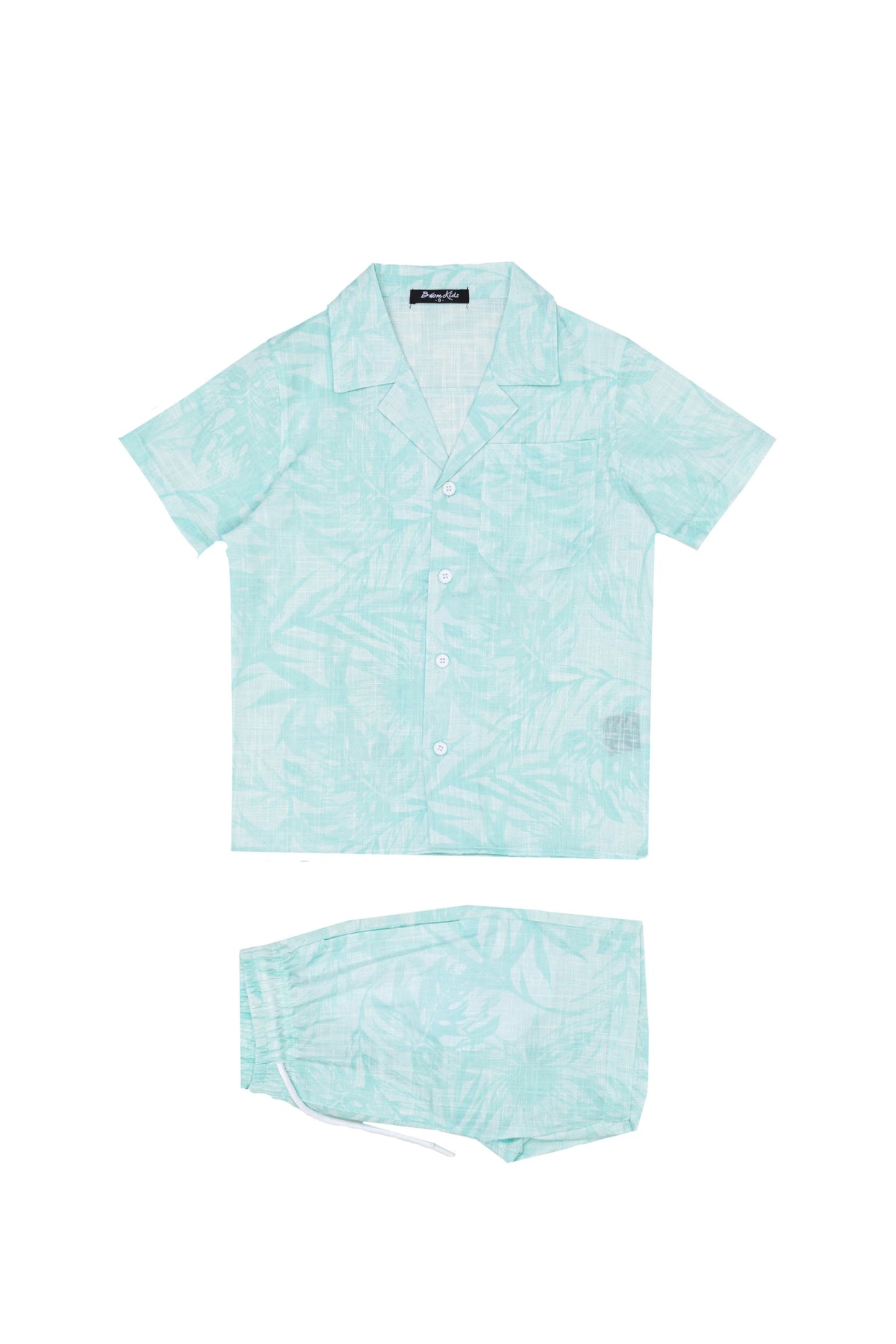 Ensemble chemise short avec tissu à motif