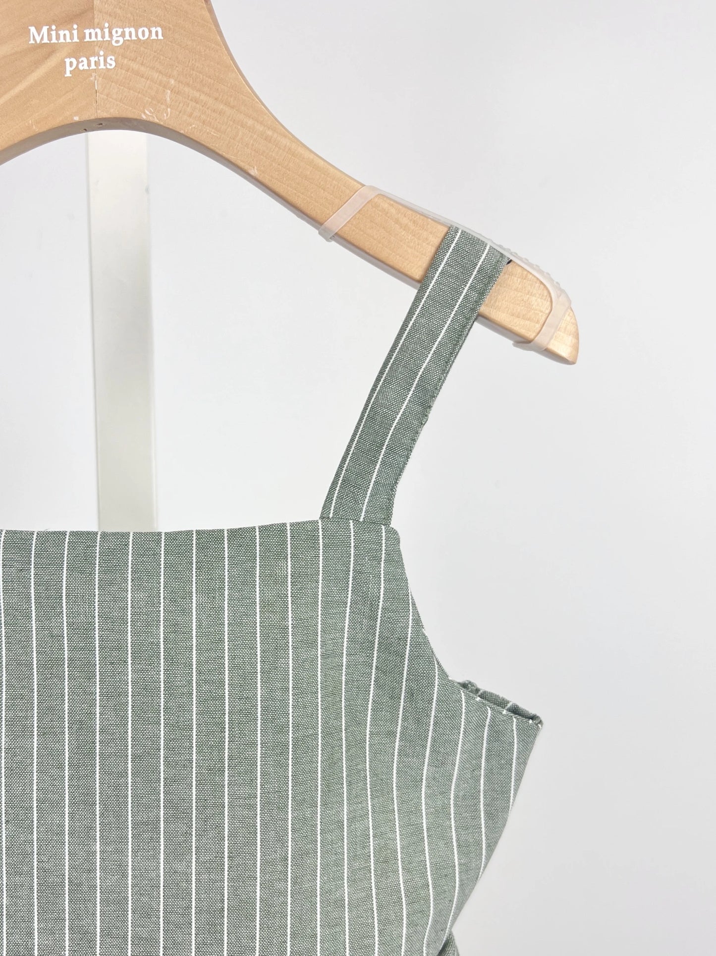 Ensemble en coton à rayures pour fille