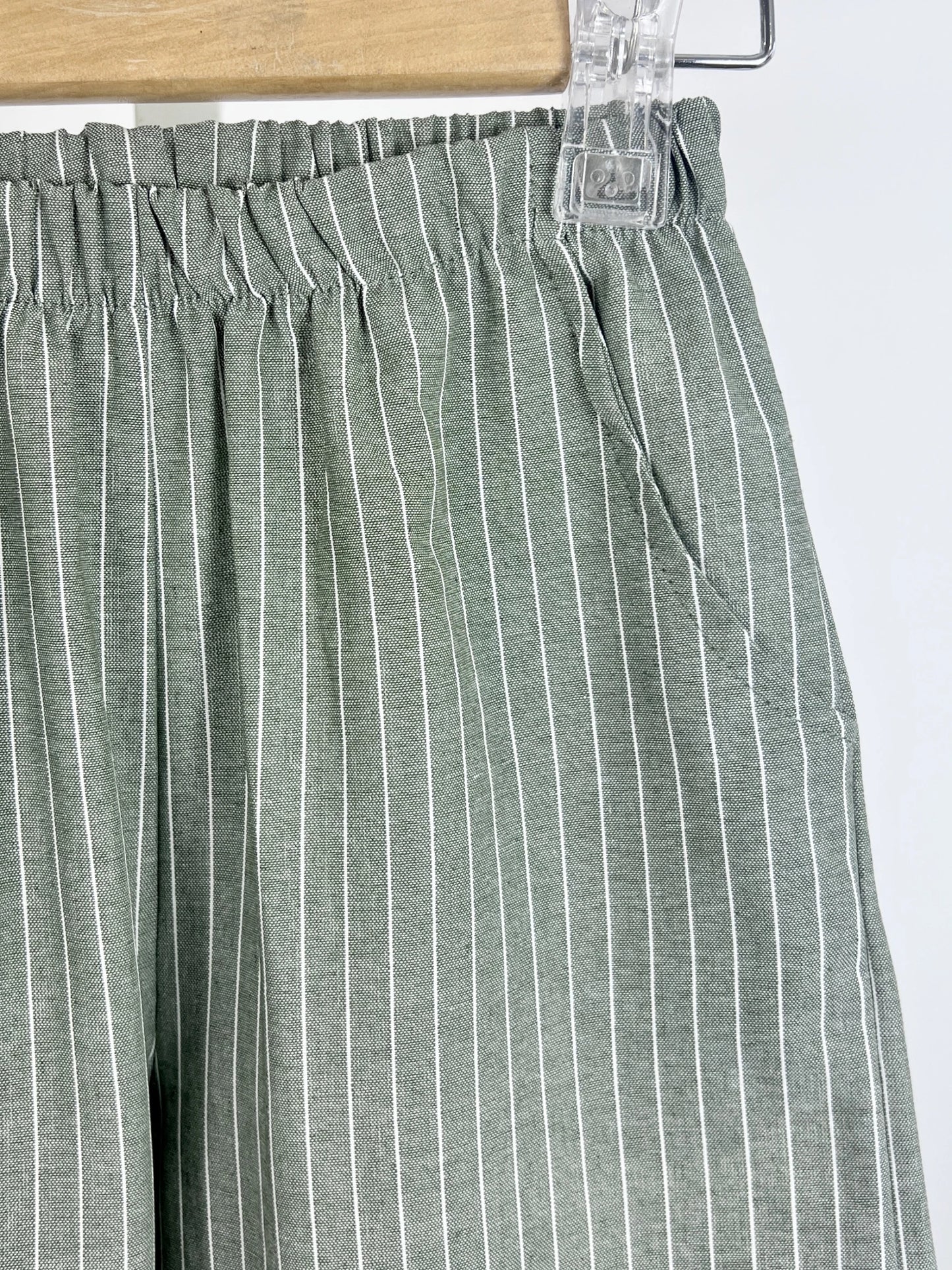 Ensemble en coton à rayures pour fille