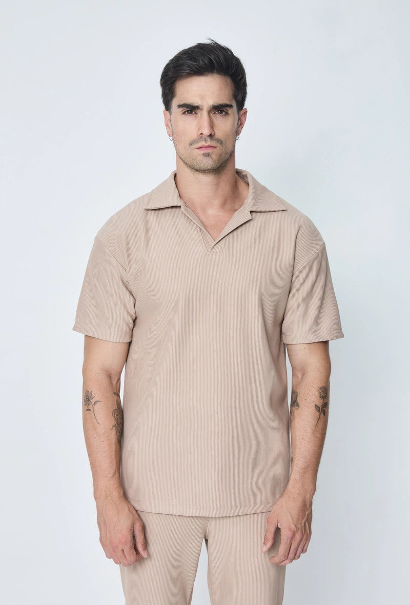 Ensemble plissé t shirt et pantalon