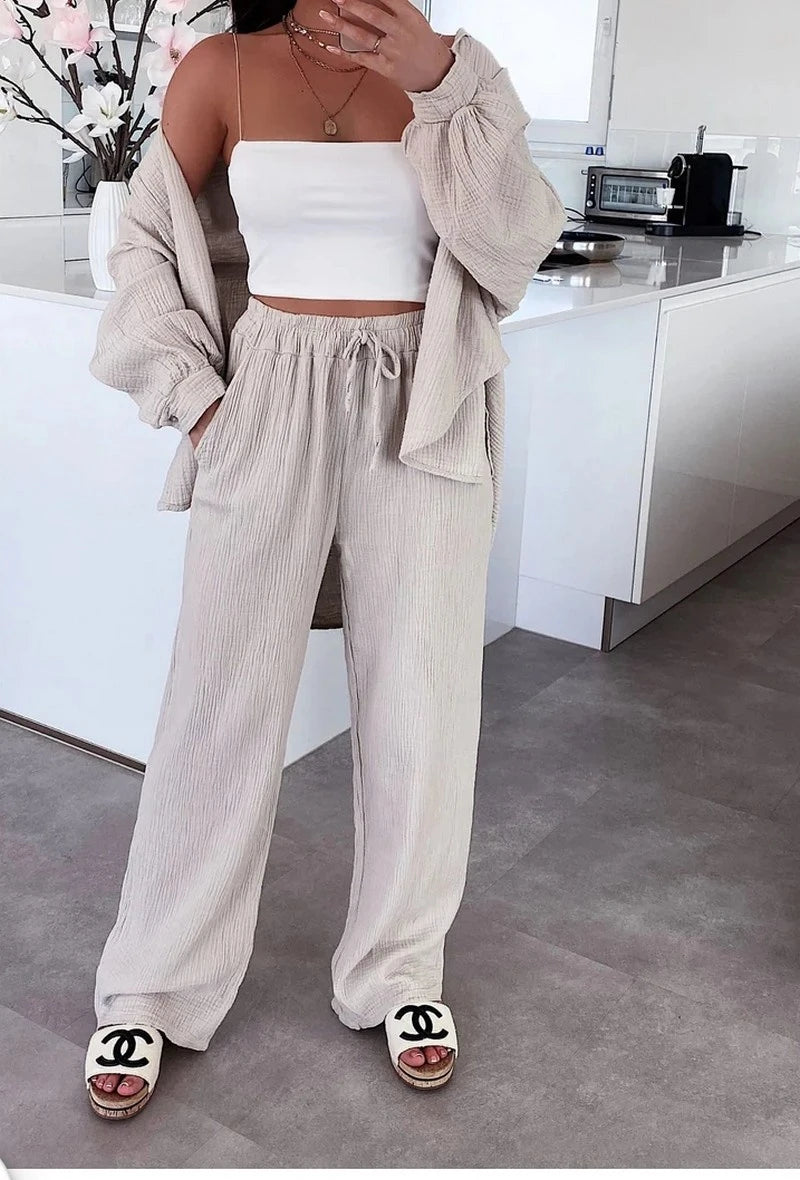 Ensembles EN GAZE COTON