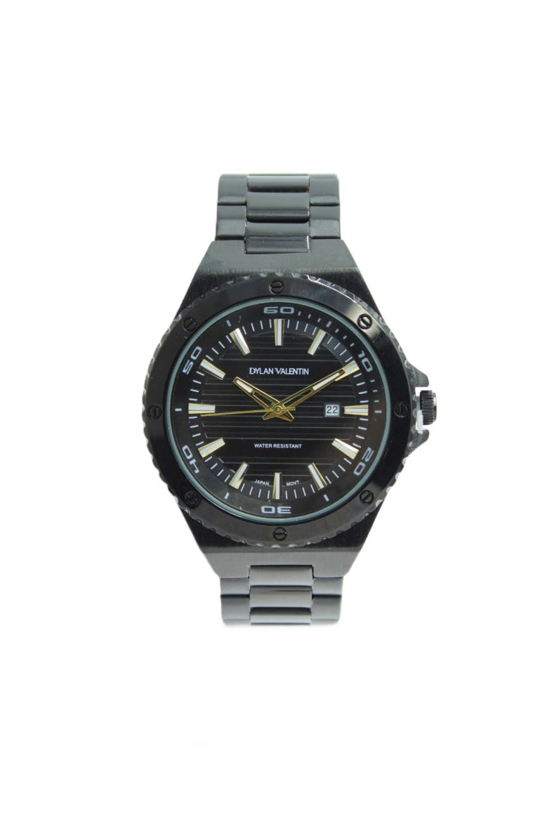 Montre tendance homme Dylan Valentin avec bracelet acier