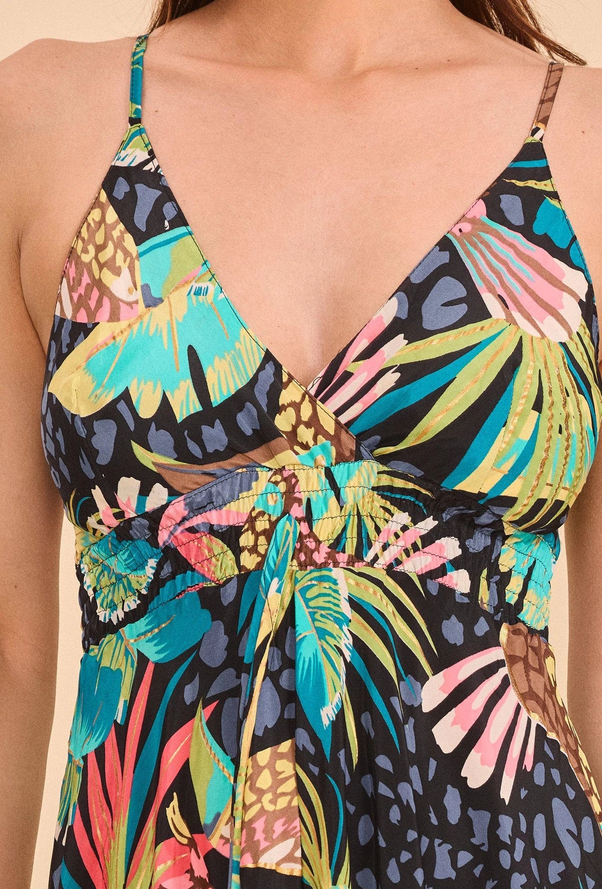 Robe longue imprimée DOS NU ( taille 36-46)