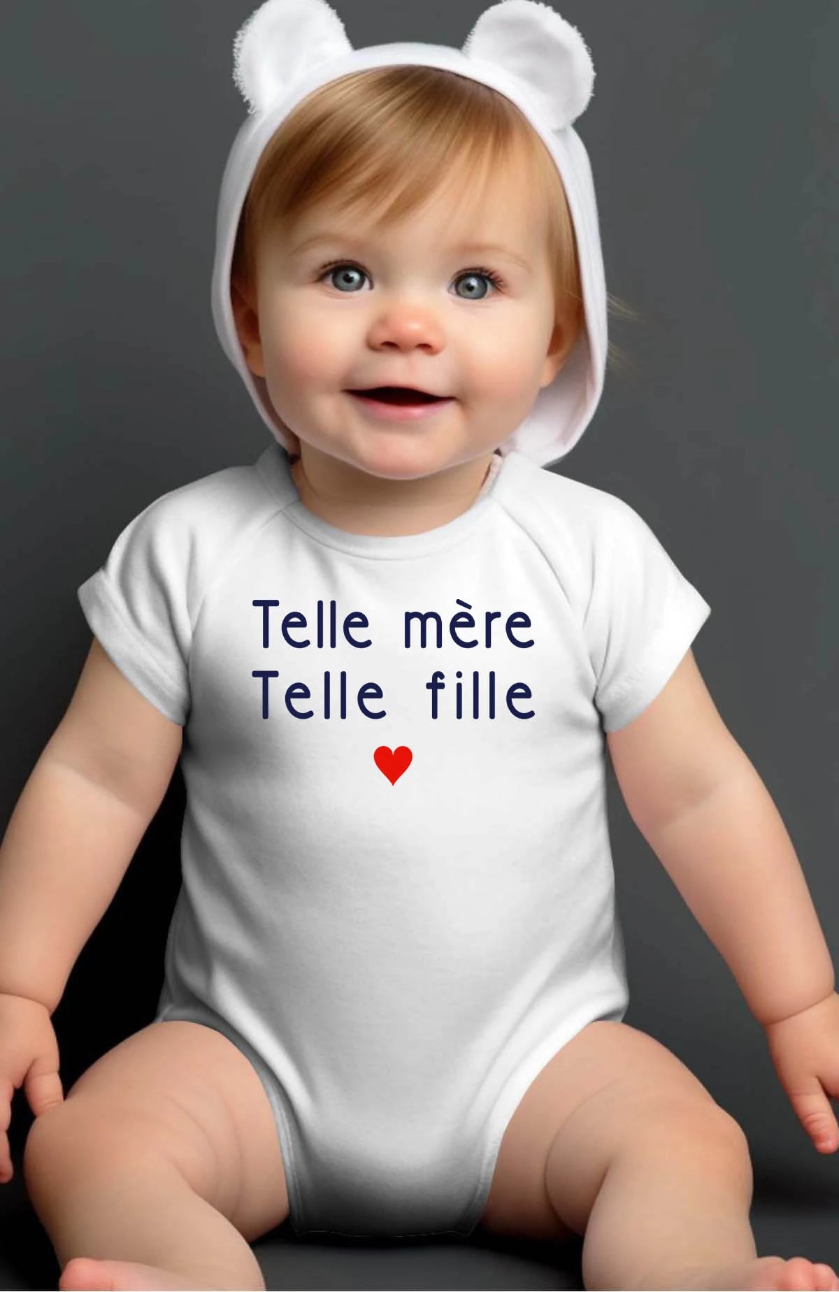 telle mere telle Fille - Body Bébé Fille