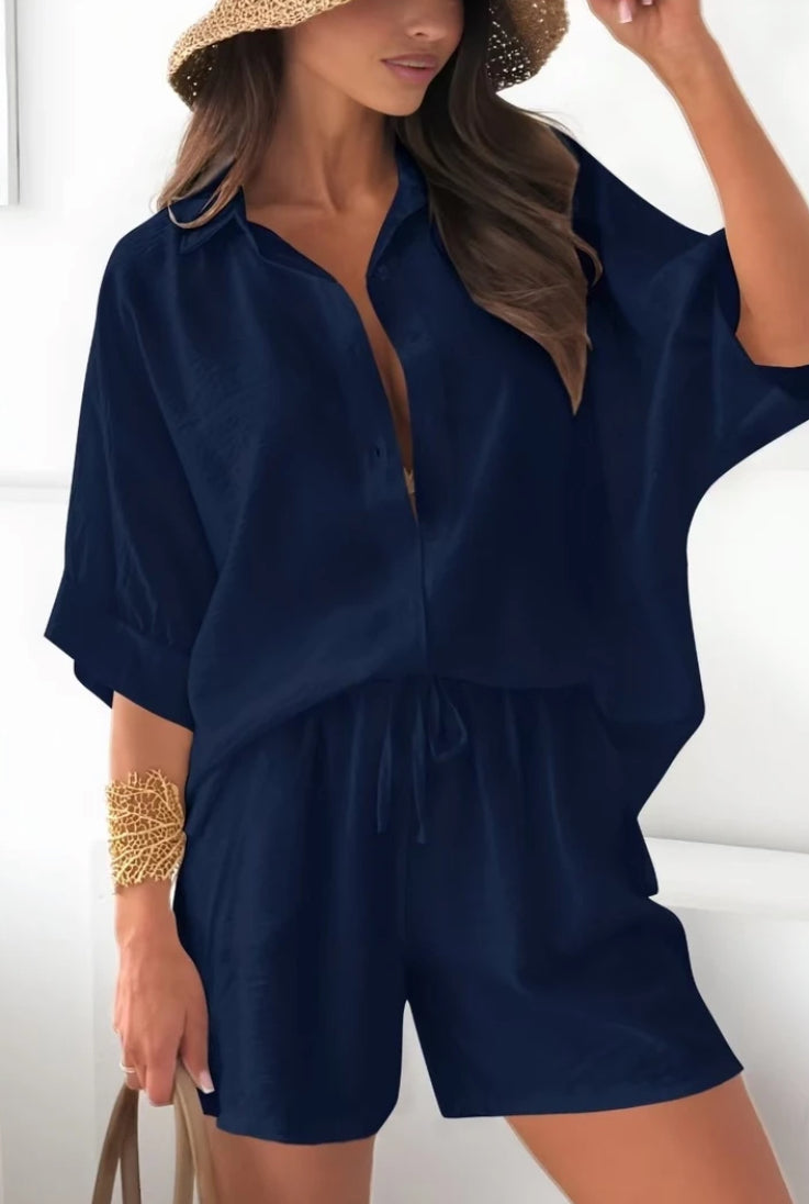 Ensemble short en viscose souple