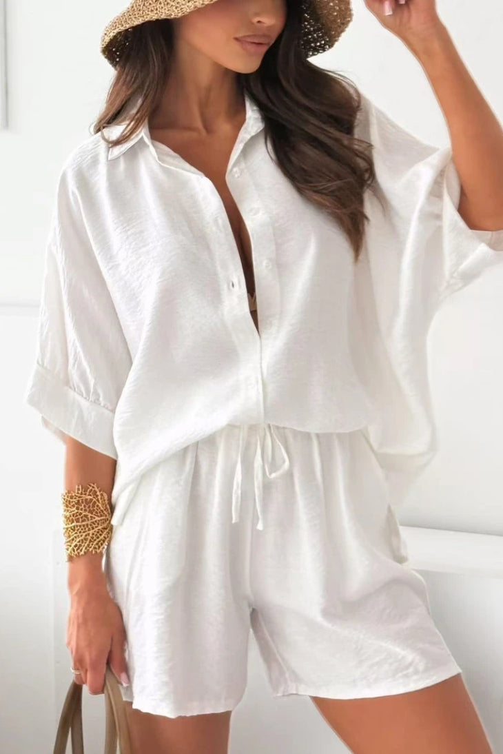 Ensemble short en viscose souple