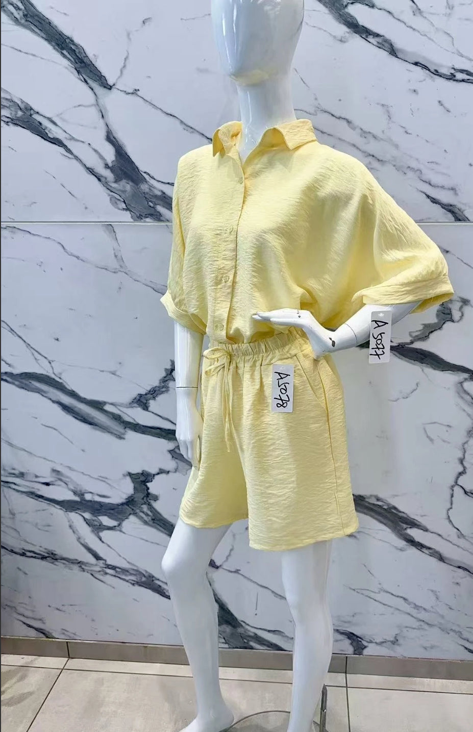 Ensemble short en viscose souple