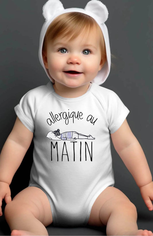allergique matin - Body Bébé Fille
