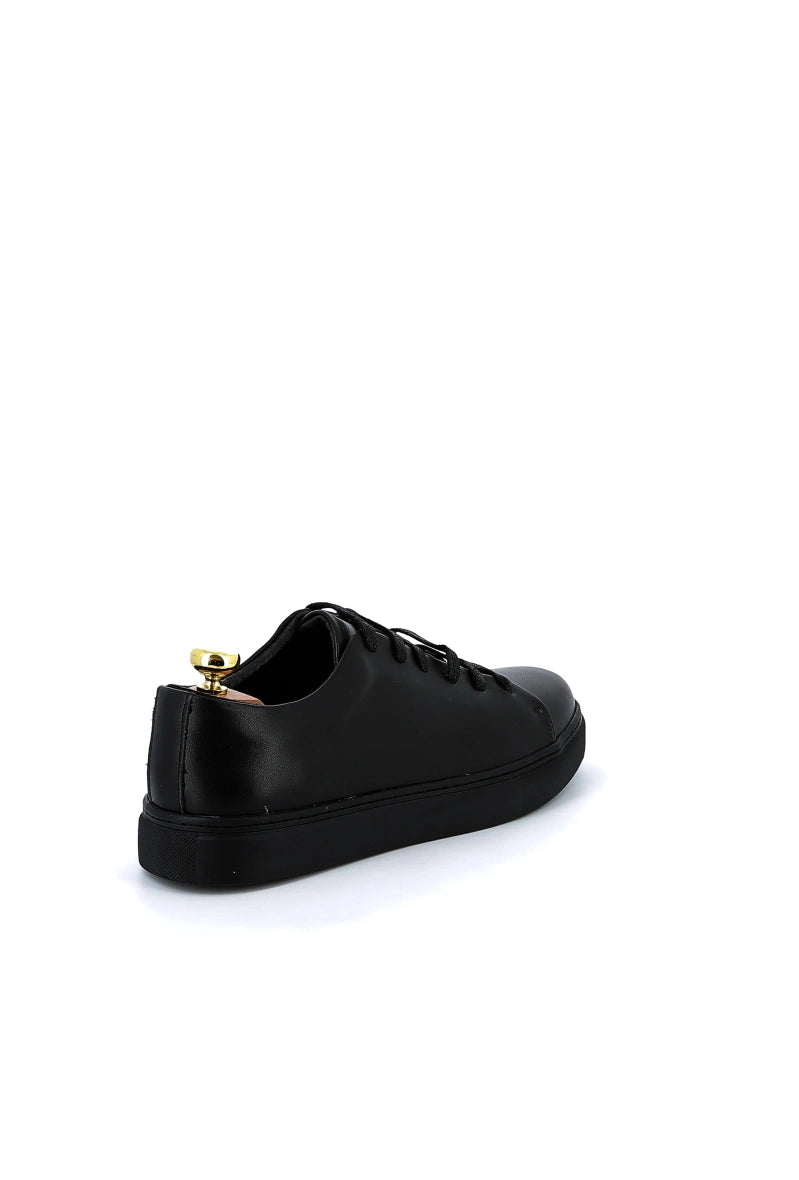 Basket Sneakers en cuir lisse Homme