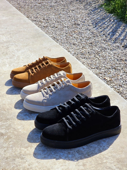 Basket Sneakers en cuir nubuck Homme