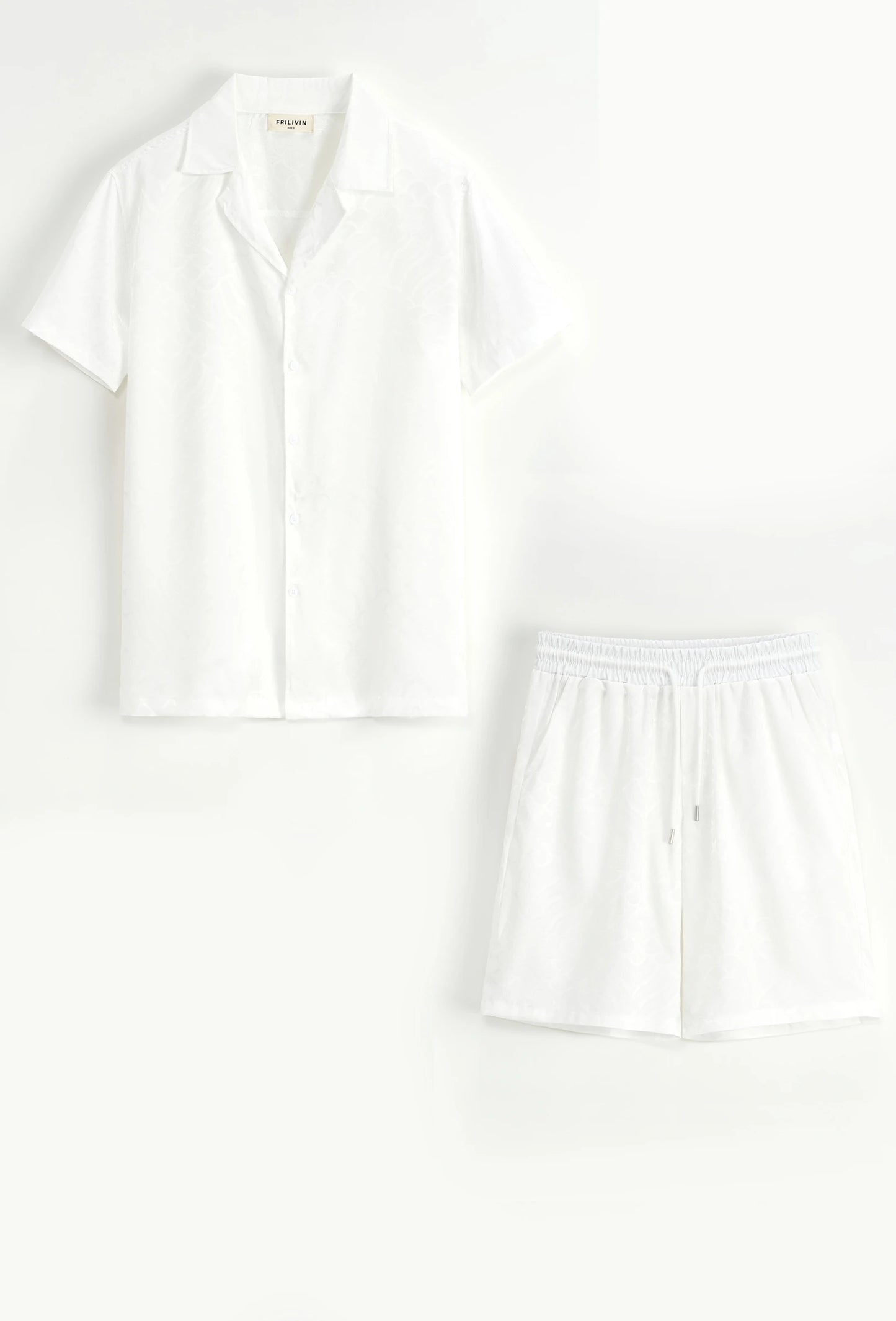 Ensemble chemise short uni