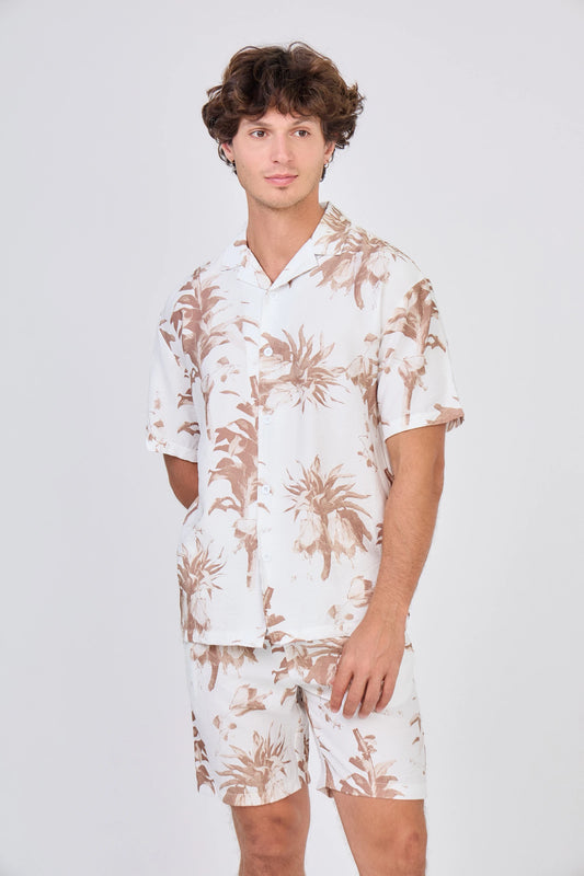 Ensemble fluide chemise short