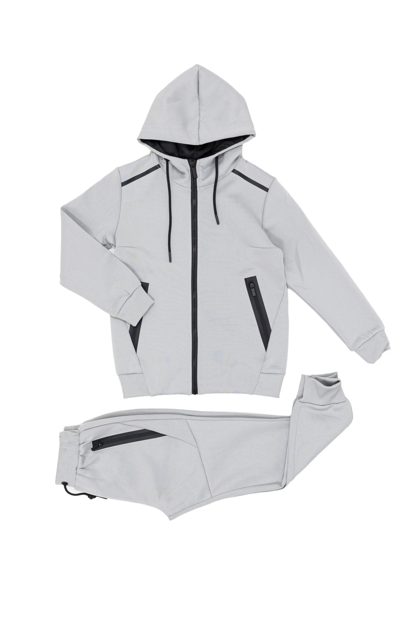 Ensemble jogging avec bande sur les epaules