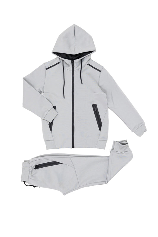 Ensemble jogging avec bande sur les epaules