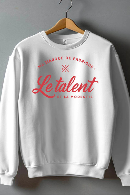 Le talent Marque - Sweat Col Rond Garçon
