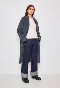 Manteau chic avec col et boutons