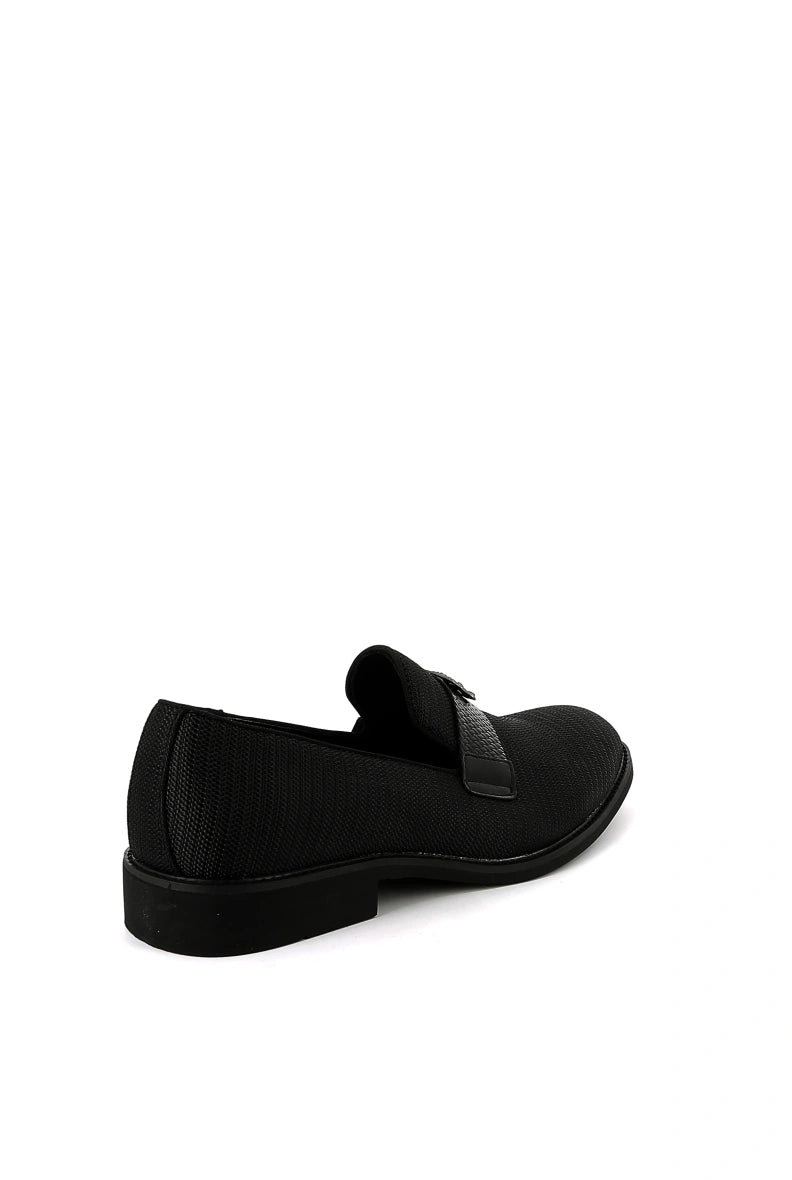 Mocassin habillée avec accessoire blason pour Homme