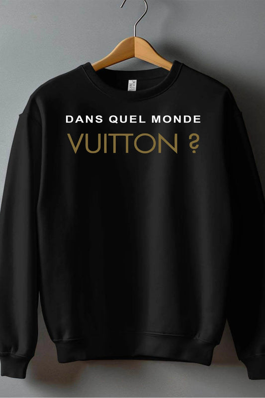 Monde Vuitton - Sweat Col Rond Homme