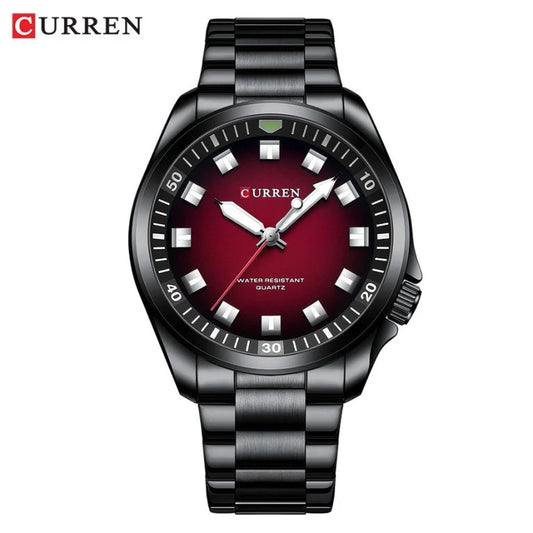 montre tendance homme Curren avec bracelet en acier water resistant