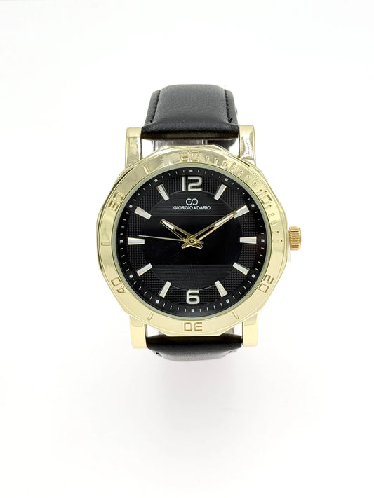 Montre tendance homme G&D avec son bracelet en similcuir