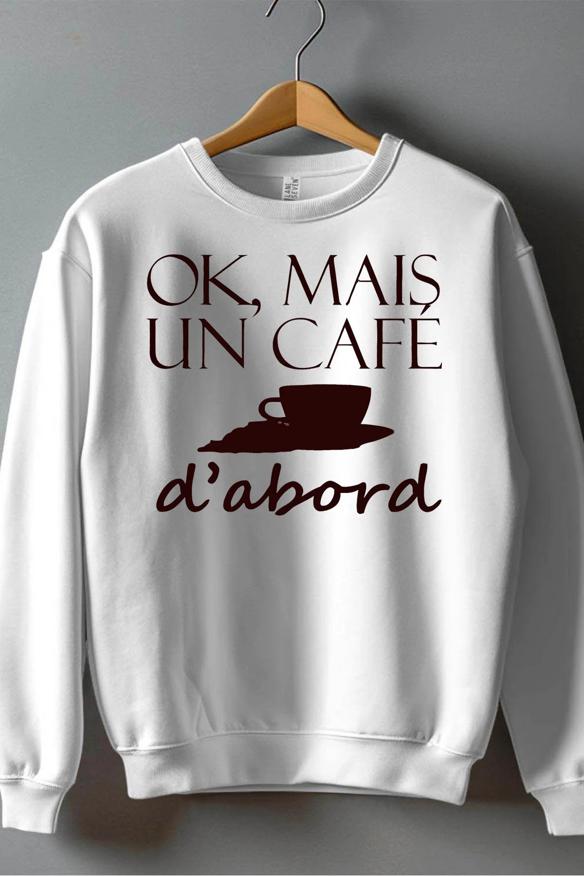 Ok café dabord - Sweat Col Rond Homme