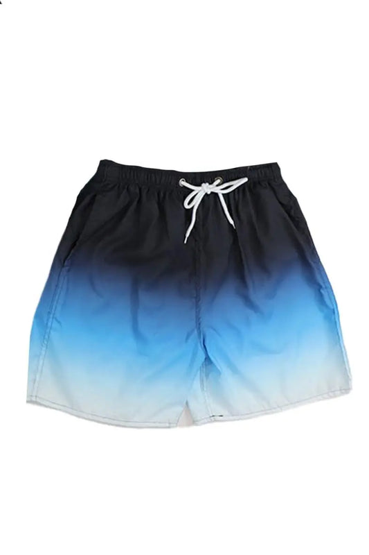 Short de plage couleur dégradée