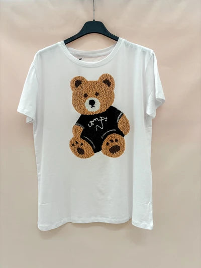 T-SHIRT STRASS OURS STRASS