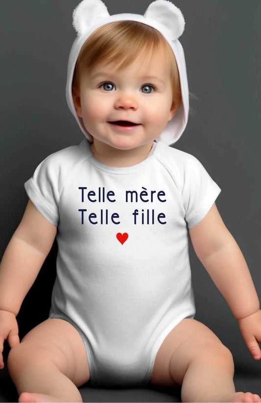 telle mere telle Fille - Body Bébé Fille